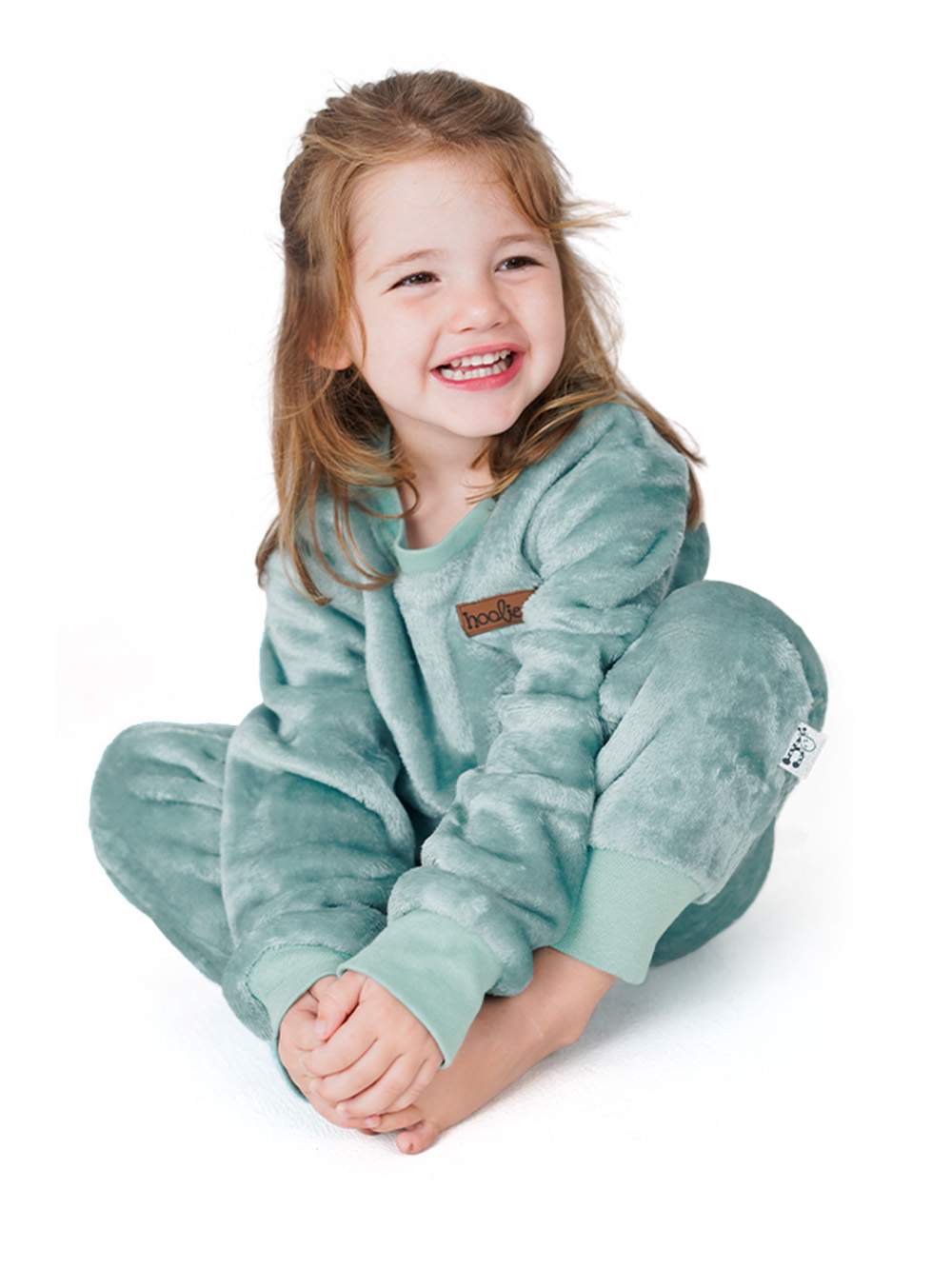 Sage Plush Set Girl Model2