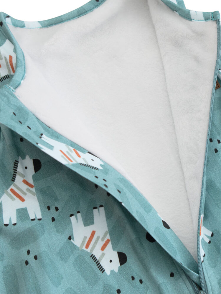 Tiny Zebra Sleepsack Detail