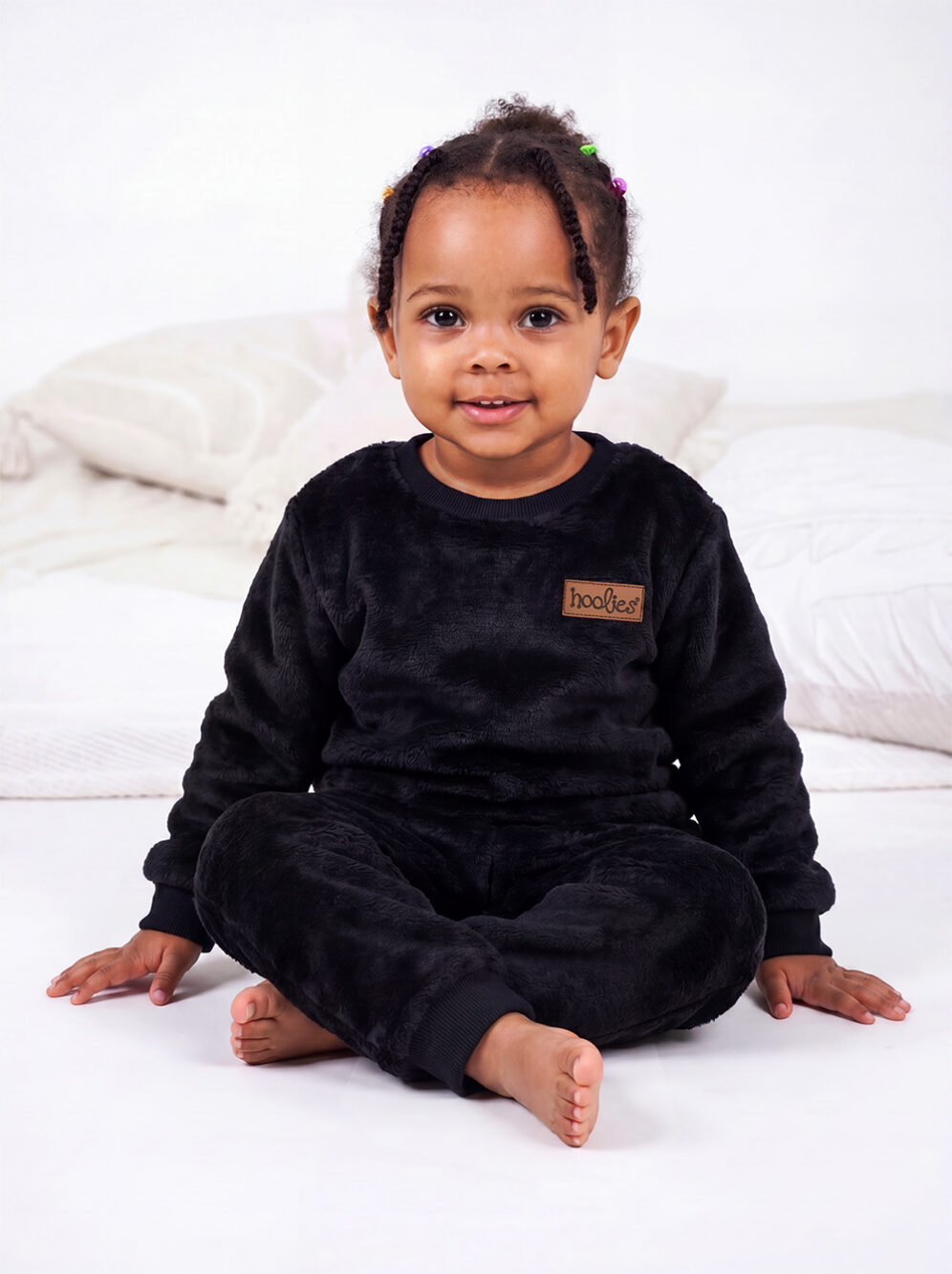 Black Plush SET Model sitting
