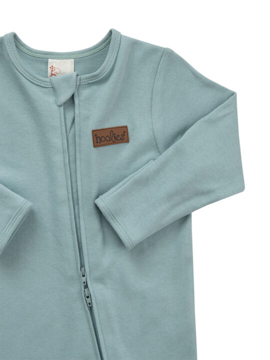 Coastal Sage Cotton Interlock Onesie Zoom 1