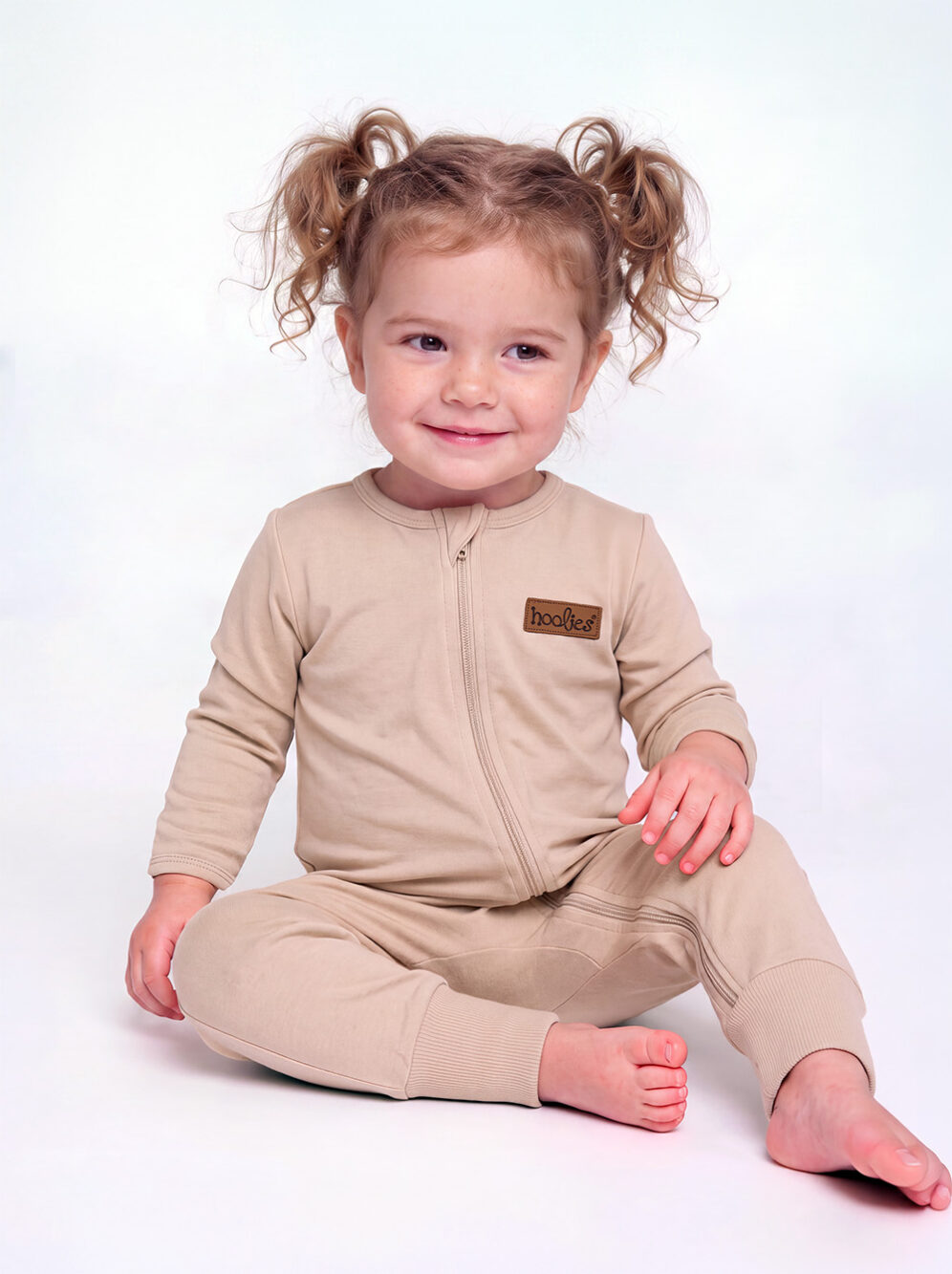 Stone Cotton Interlock Onesie