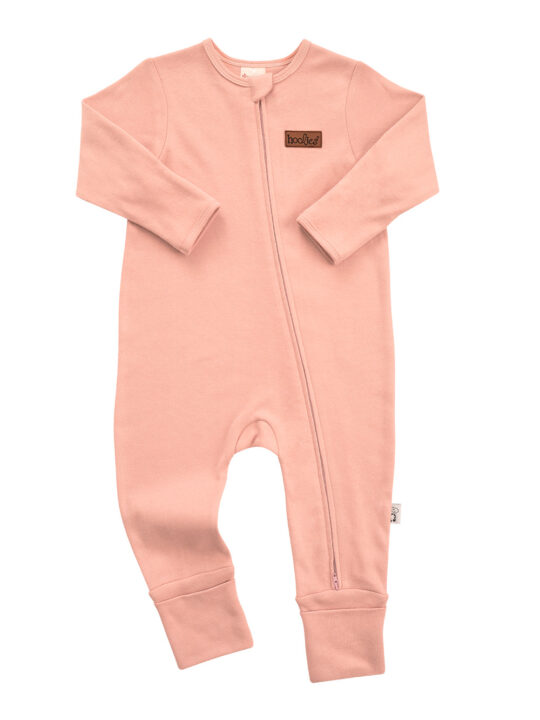 Peach Cotton Baby Onesie
