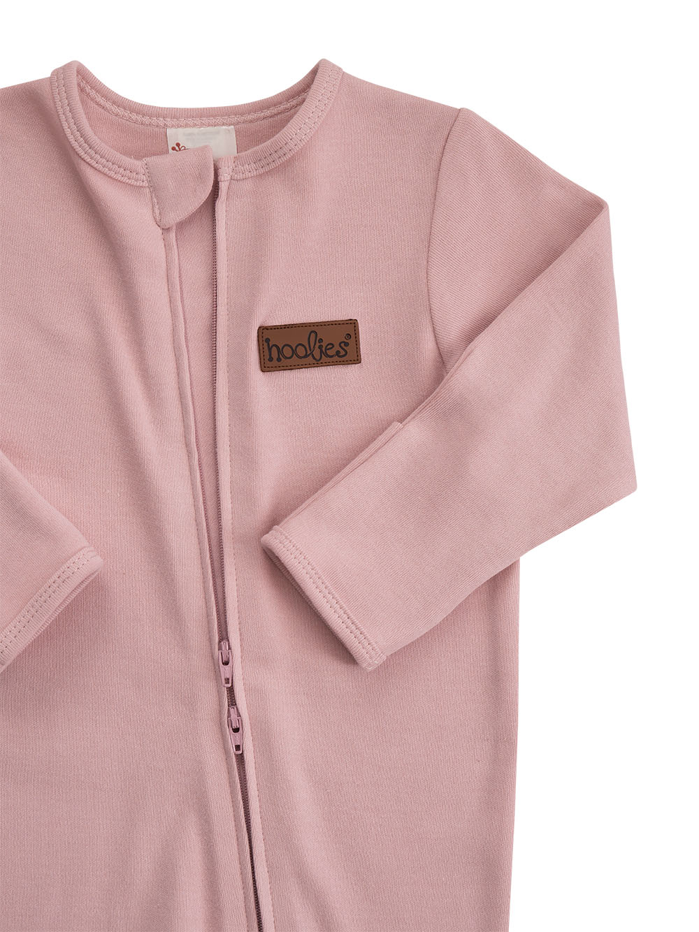 Pink Interlock Cotton Onesie Zoom 1