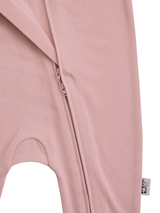 Pink Interlock Cotton Onesie Zoom 2