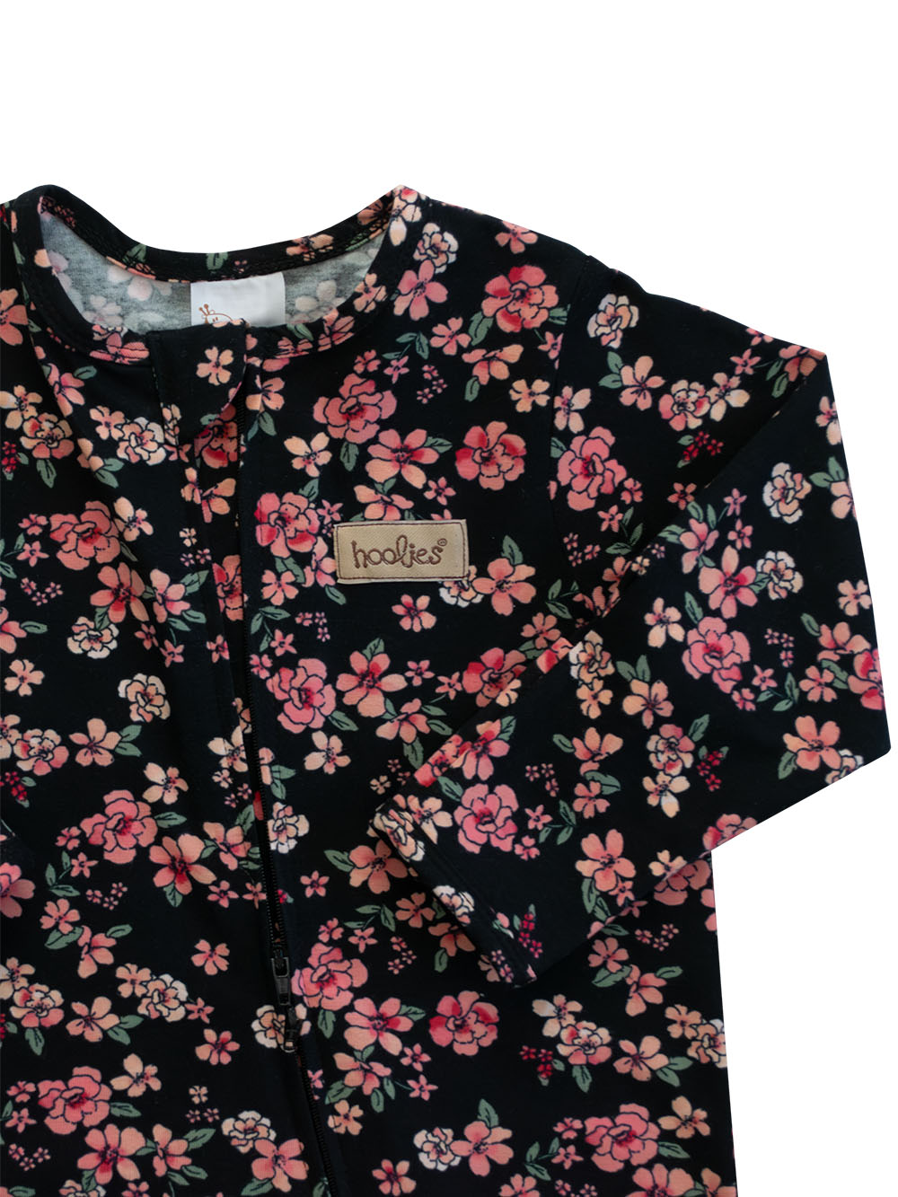 25MFO Midnight Floral Girls Onesie zoom 1