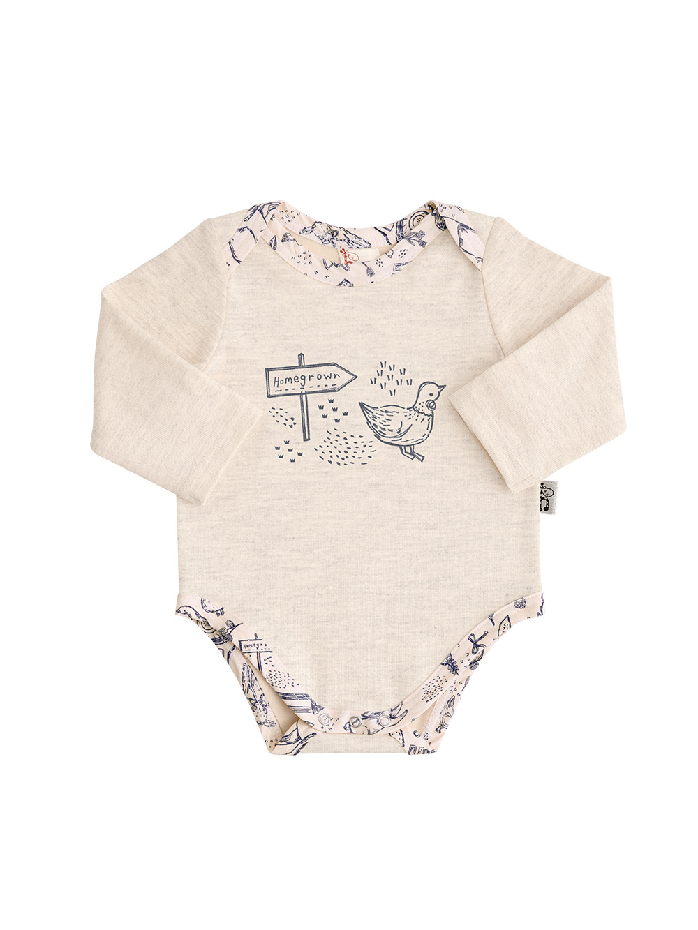26SMB Meadows Printed Sleeved Romper