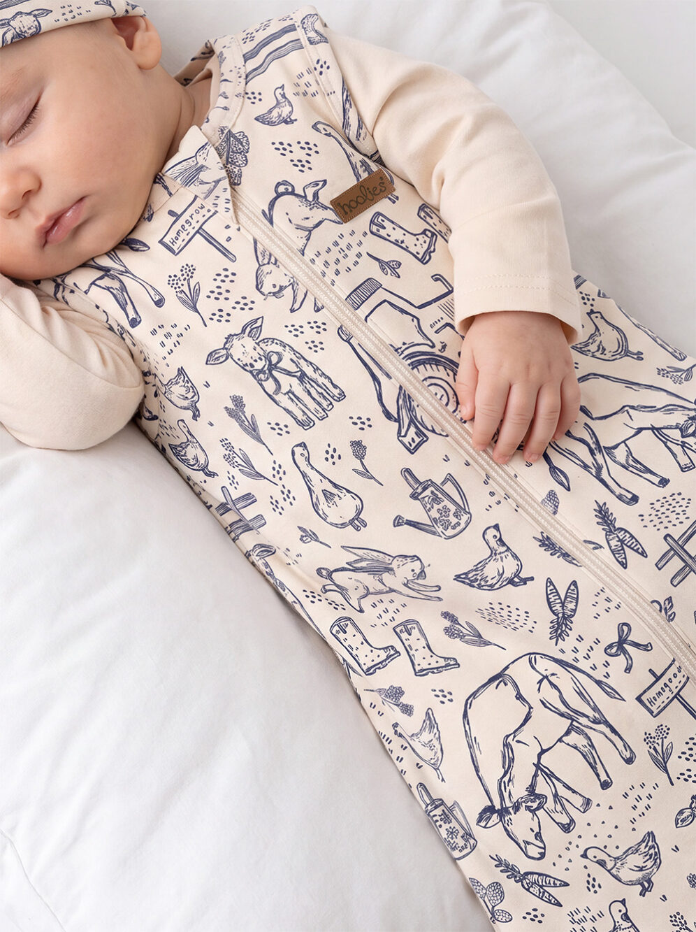 26SMS Meadows Baby Sleep Sack Model 1