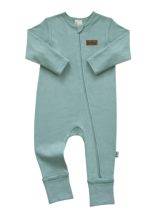 Coastal Sage Cotton Interlock Onesie