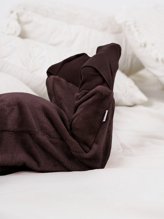 Cocoa Shake Plush Onesie Footie Model