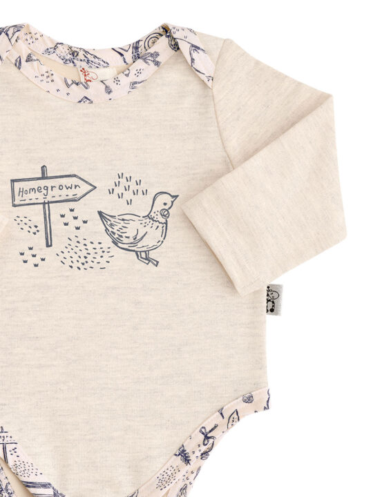26SMB Meadows Romper Two Piece Details