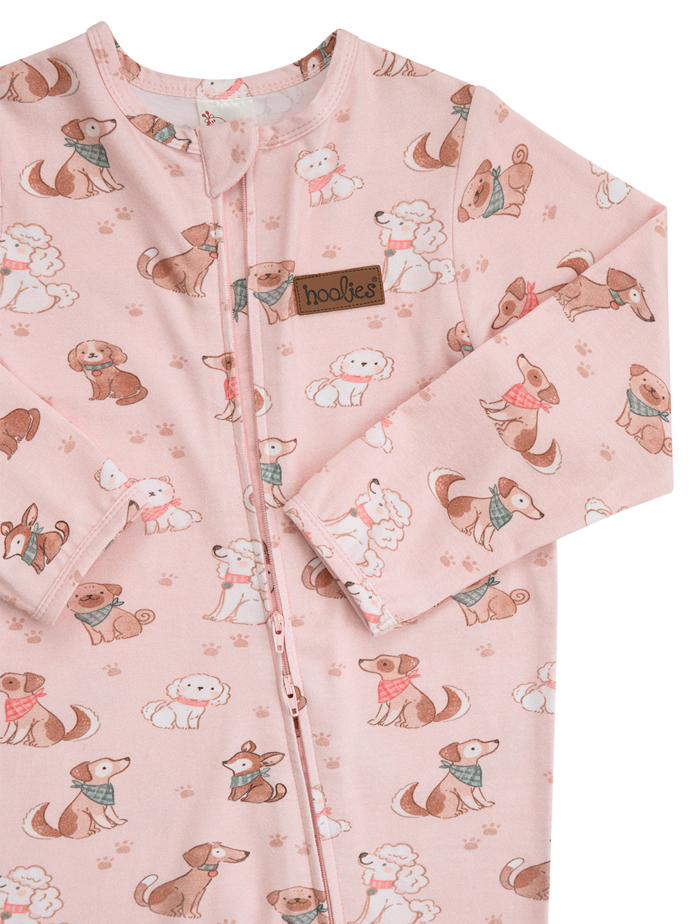 26SPO Pink Pooches Cotton Lycra Onesie Zoom 1