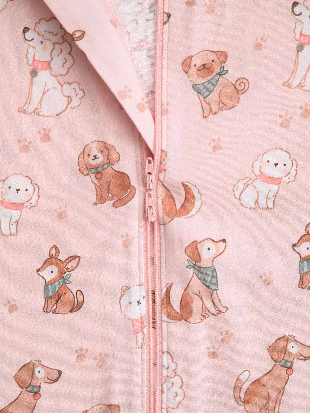 26SPS Pink Pooches Sleepsack Zoom 2