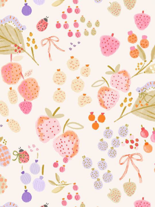 Berry Bugs Print