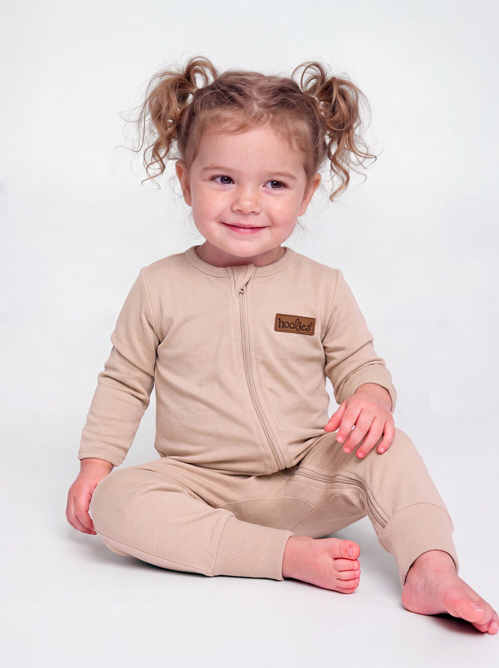 Stone Cotton Interlock Onesie