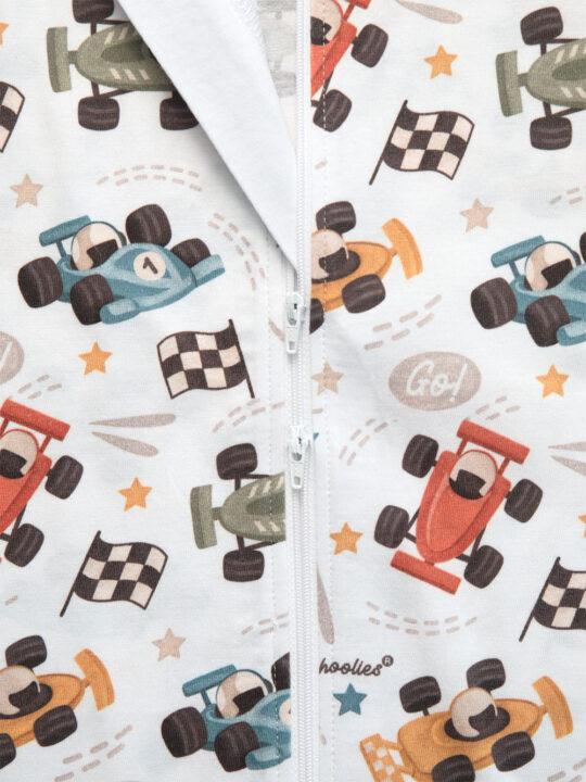 F1 Race Car Boys Summer Sleepsack Zoom 2