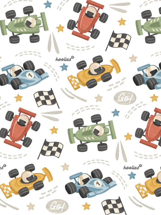 F1 Vintage Seamless print
