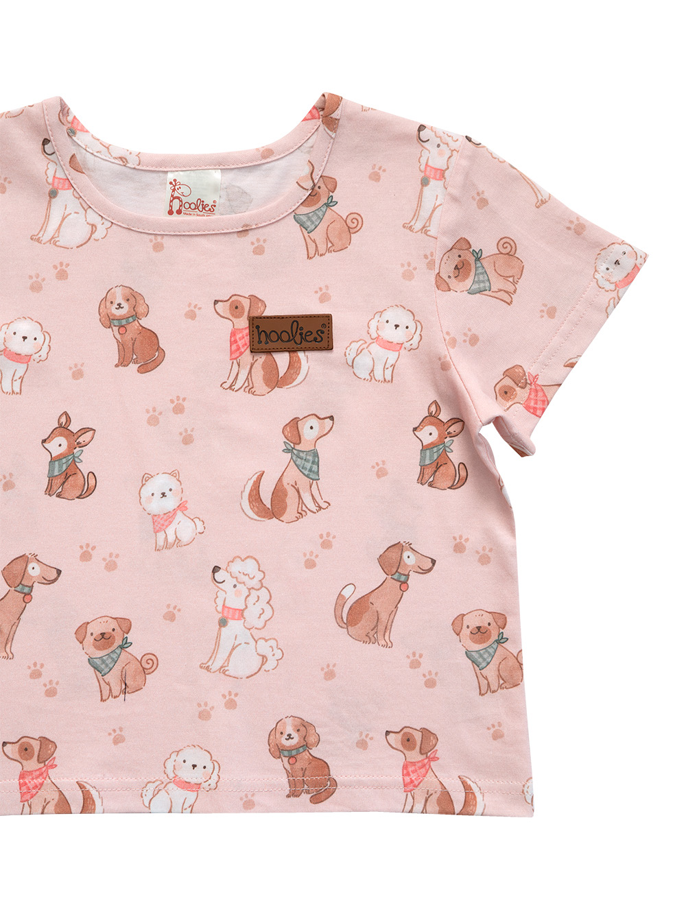 Pink Pooches Girls Pyjamas Set Details