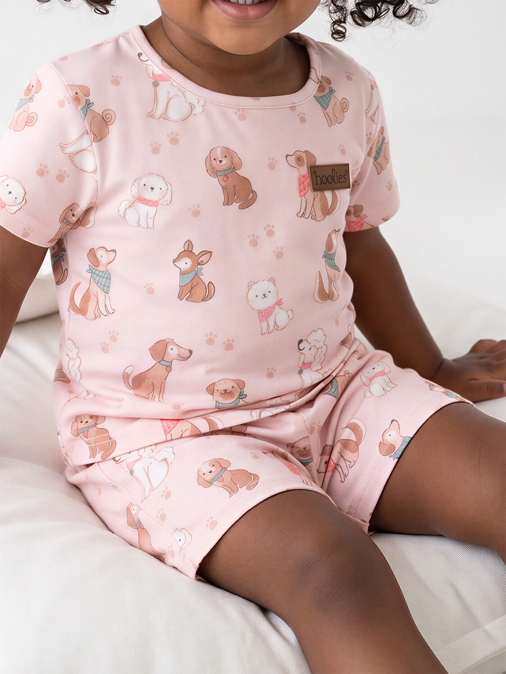 Pink Pooches Girls Pyjamas Set Model 3