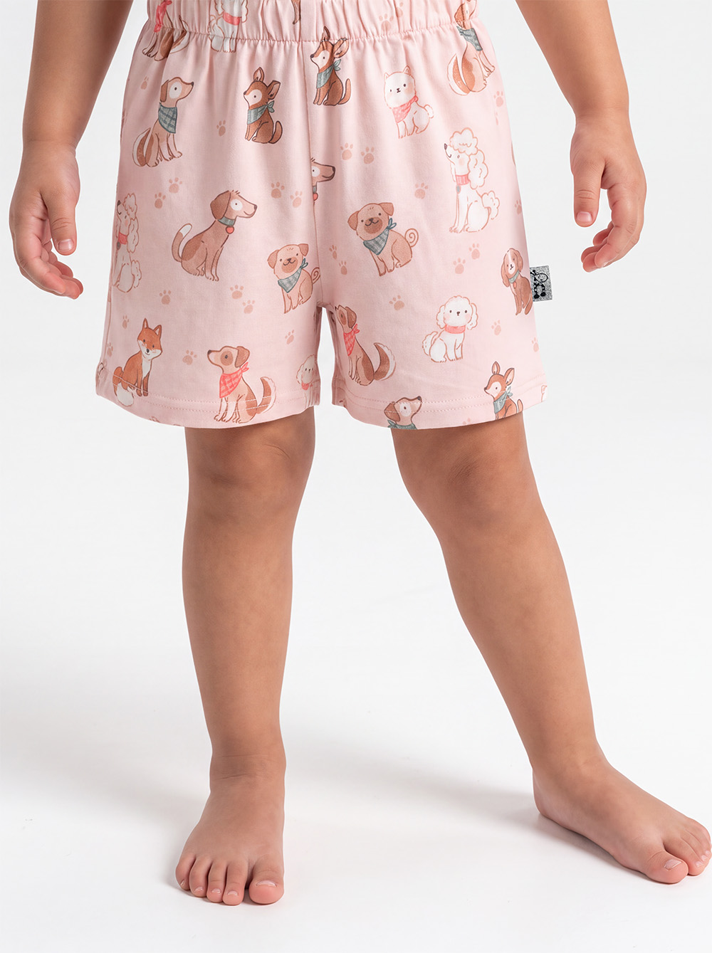 Pink Pooches Girls Pyjamas Set Model1