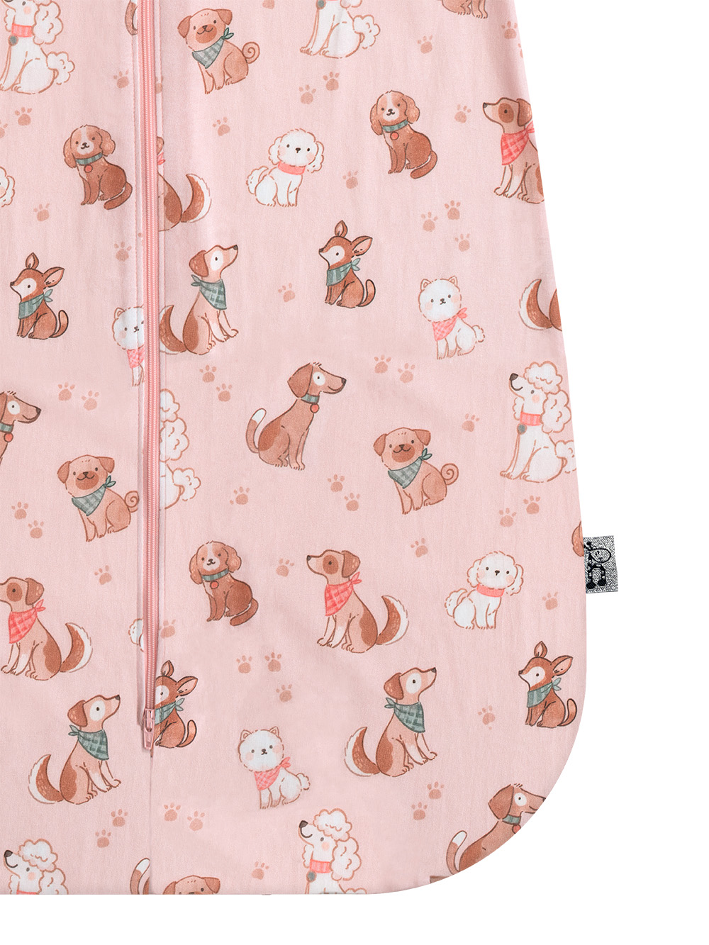 Pink Pooches Sleepsack Detail
