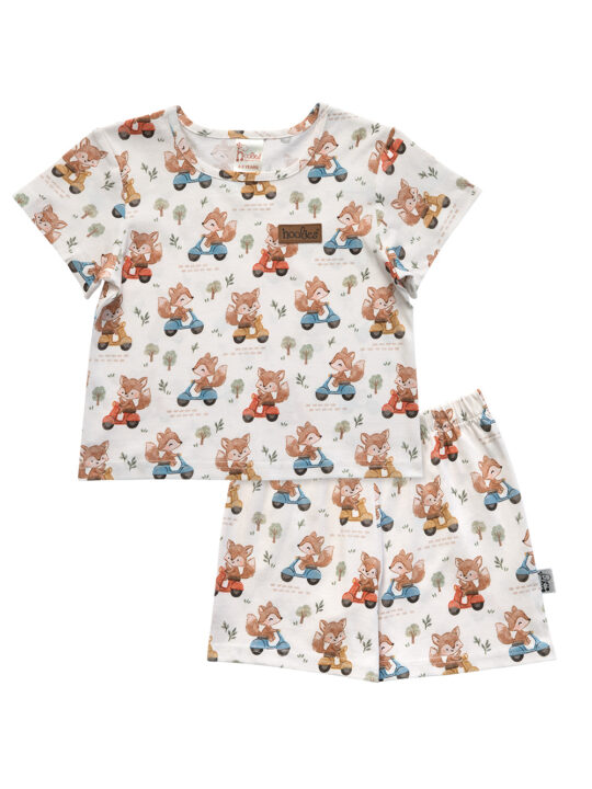 Scooter Fox Cotton Summer sleepwear set