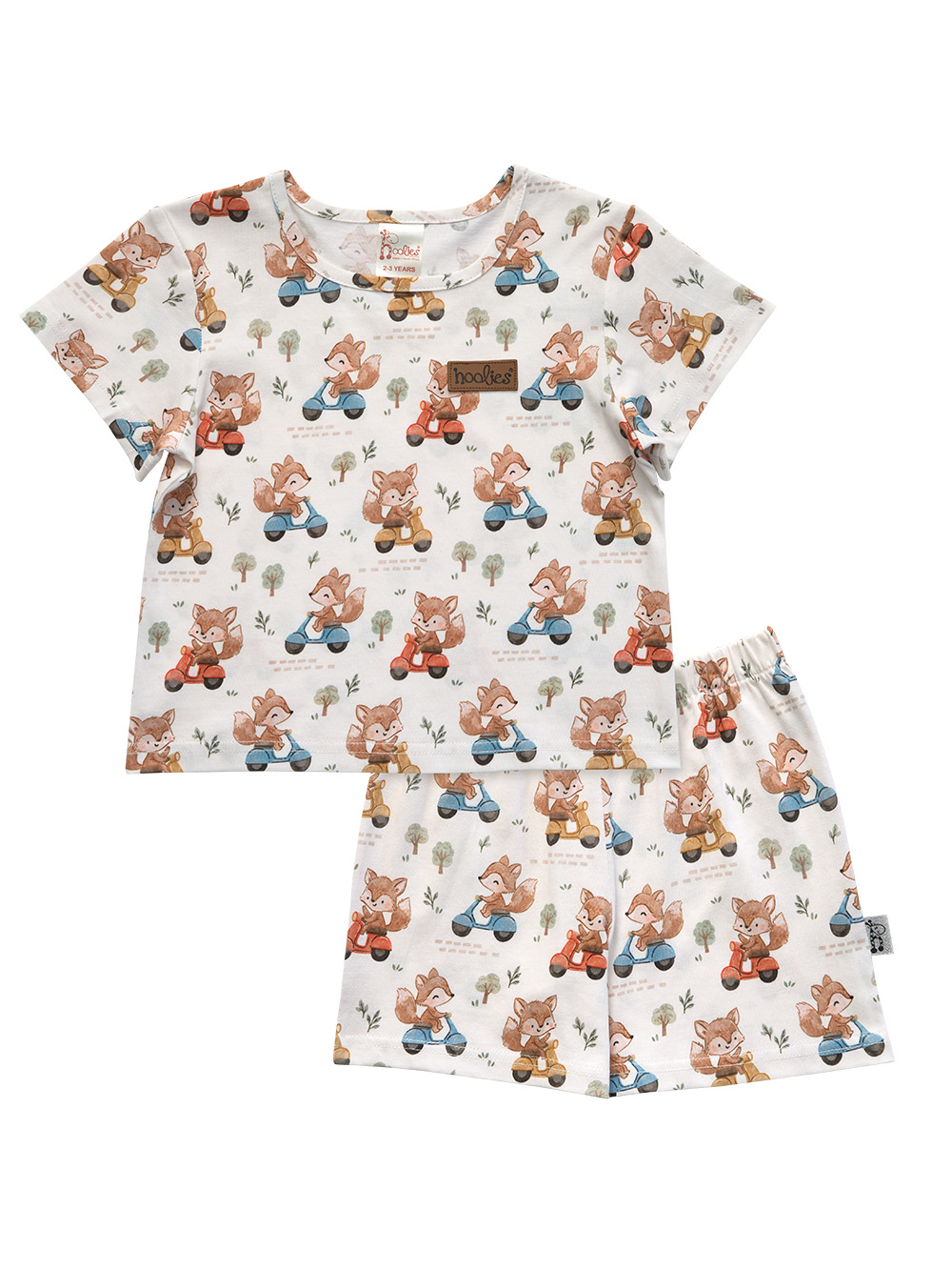 Scooter Fox Cotton Summer sleepwear set