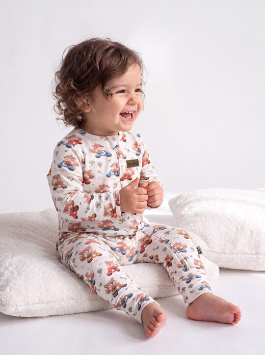 Scooter Fox Onesie Model
