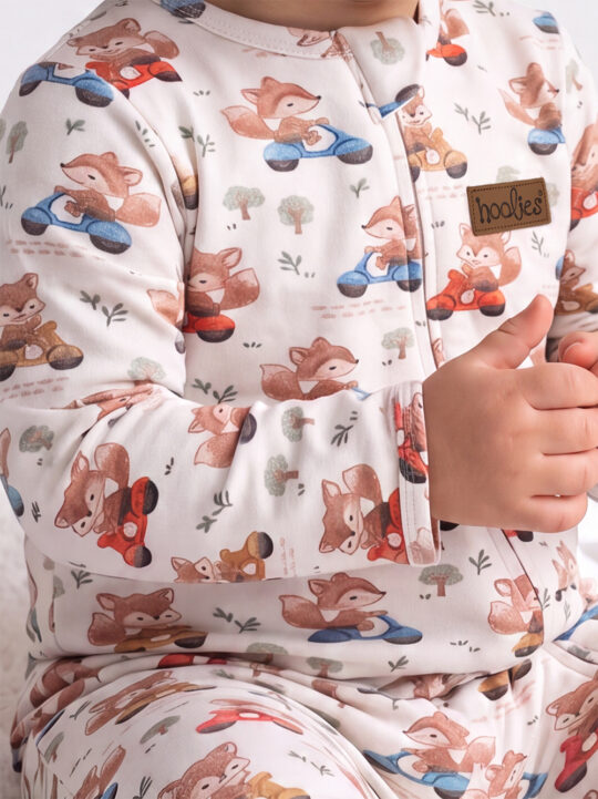 Scooter Fox Onesie Model Detail