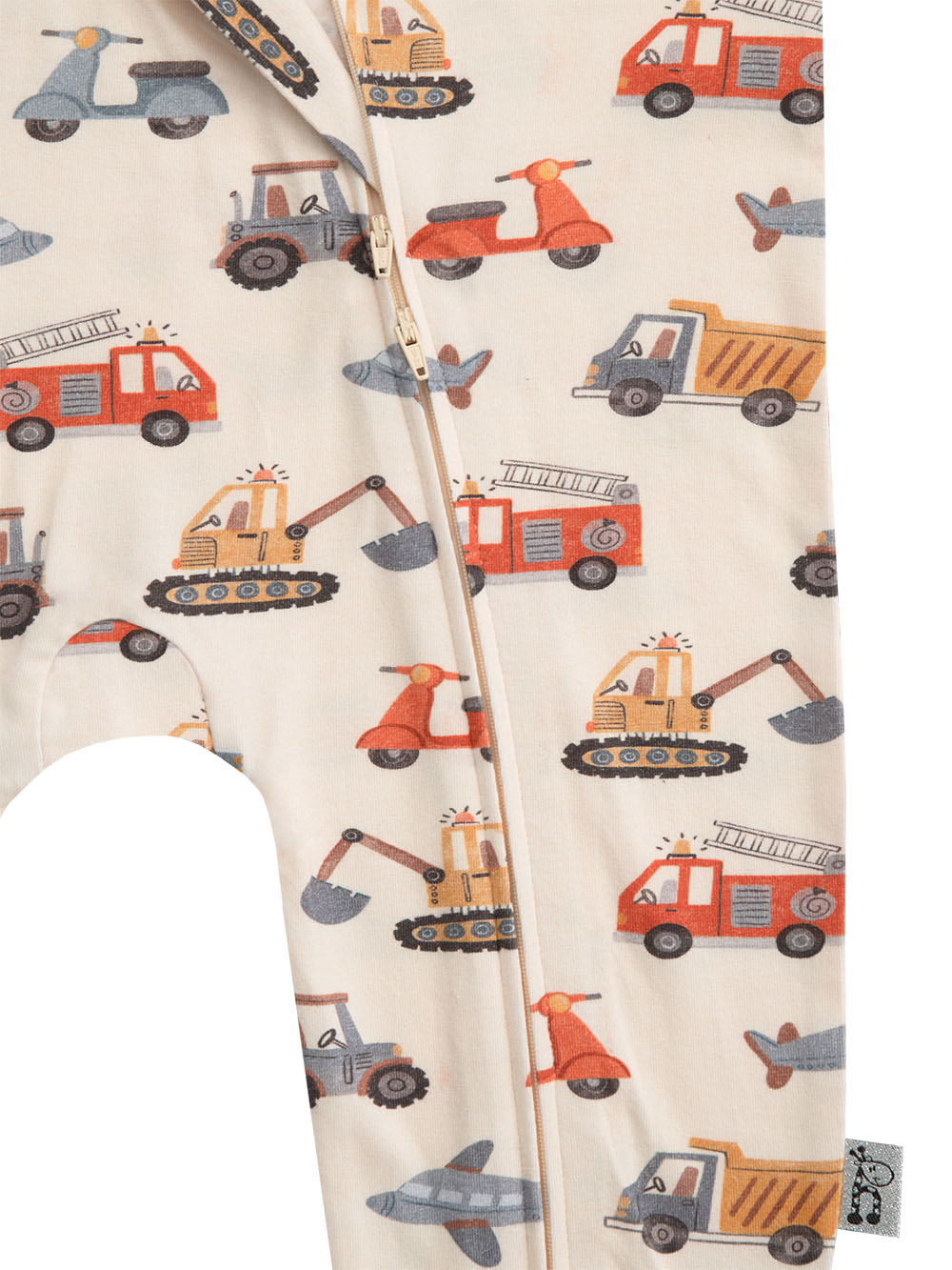 Vroom and Zoom Transport Cotton Onesie Zoom 2