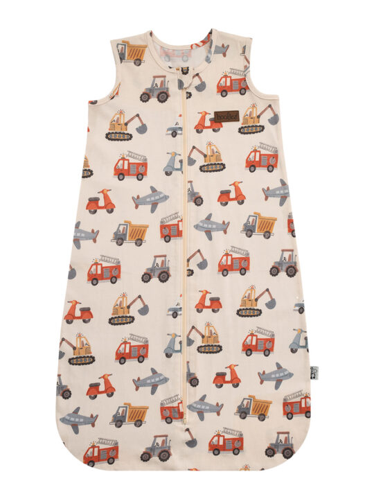 Vroom and Zoom Transport baby cotton Sleep Sack