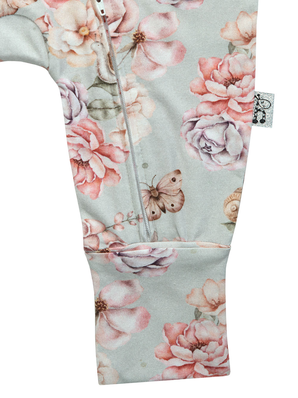 25FBO Flutter and Bloom Onesie Details