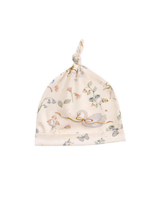 Unicorn Swans Baby Cotton Beanie
